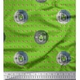 thumbnail image 1 of Soimoi Rayon Fabric Disk Hardware Print Fabric by Yard 42 Inch Wide, 1 of 1