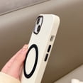 thumbnail image 6 of Allytech for iPhone 14 Plus Slim Magnetic Case with Camera Lens Protective Hybird Hard PC Soft Silicone Shockproof Bumper Skin Feel Wireless Charging Back Cover.For iPhone 14 Plus,Purple, 6 of 8