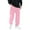 Pink, variant on Men's Jogger Pants with Elastic for Comfort and Warm Winter Outdoor Athletic Wear Relaxed Fit Trousers