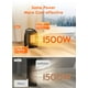 thumbnail image 5 of Calentador eléctrico portátil GiveBest de cerámica de 1500 W/750 W, 5 of 8