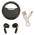 thumbnail image 1 of Wireless Bluetooth5.0 Earbuds Noise Reduction Stereo Sound Earphones Metal 360 Degree Rotatable Headphones for Music Gaming Calling Black, 1 of 5