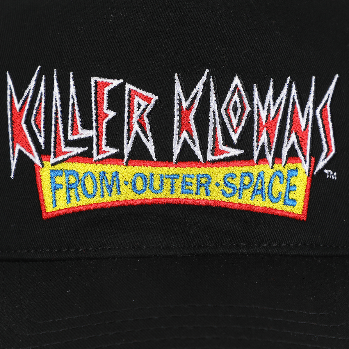 Killer Klowns From Outer Space Movie Logo Black Snapback Hat