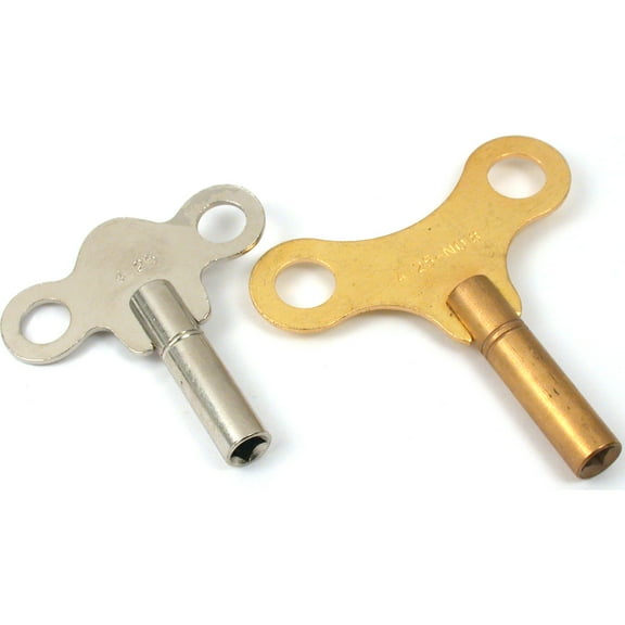 2 Clock Chime Winder Winding Mainspring Keys Size 8 4.25mm