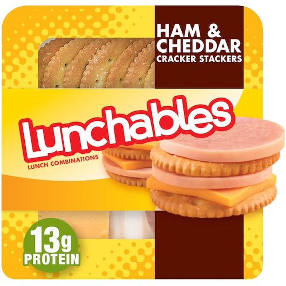 Lunchables Ham and Cheddar Cheese, 4.5 Ounce -- 16 per Case.
