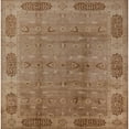 thumbnail image 1 of Ahgly Company Machine Washable Indoor Square Industrial Modern Light Brown Area Rugs, 8' Square, 1 of 1