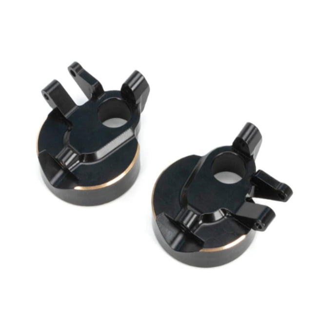 Vogacara RCGOFOLLOW-portador de cubo de dirección de latón, pieza de actualización RC, nudillos de bloque de dirección para 1/10 Axial Capra Kits de construcción modelo