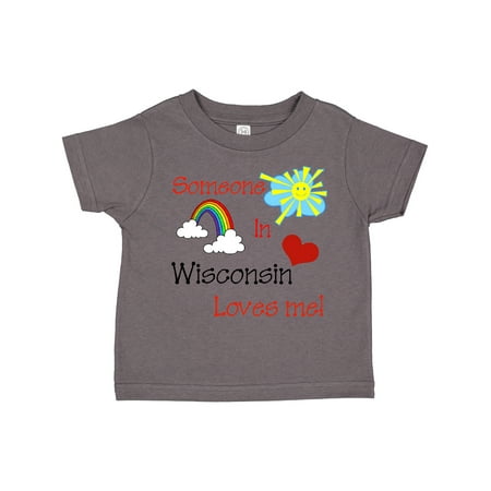 

Inktastic Someone in Wisconsin Loves Me! Boys or Girls Toddler T-Shirt