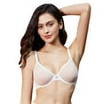 thumbnail image 2 of Varsbaby Womens See Through Bra and Panty Set Mesh Bras and G-String Lingerie for Women, 2 of 7