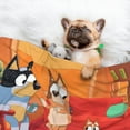 thumbnail image 3 of Lsque Bluey Pattern Waterproof Throw Blanket Pet Blanket for Dogs & Indoor Cats, Washable - Shaggy Plush Calming Long Faux Fur & Velvet Dog Blanket -, 3 of 8