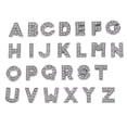thumbnail image 1 of 52pcs Rhinestone Charms Alloy Alphabet 8MM A-Z Alphabet Letters Pendants, 1 of 7