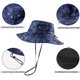 thumbnail image 4 of Sombrero de ala ancha transpirable impermeable al aire libre UPF 50+ protección solar Meshi sombrero para el sol para viajes pesca, 4 of 7