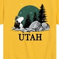 thumbnail image 3 of Peanuts - Snoopy Utah - Toddler And Youth Short Sleeve Graphic T-Shirt, 3 of 6