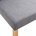thumbnail image 5 of vidaXL Dining Chairs 4 pcs Light Gray Fabric, 5 of 5