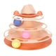 thumbnail image 3 of Cat Tracks Toy, Cat Turntable Desmontable 4 Niveles Interactivo Portátil Para Gatos ANGGREK NO, 3 of 8