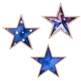 thumbnail image 2 of Japceit 3Pcs 4Th Of July Decorations Wooden Stars,Red White Blue Patriotic Decor, Independence Day Ornaments Set,For Home Office Table Shelf, 2 of 6