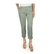 Woolrich Women's Size 6 Washed Cropped Sunday Chino Pant, Washed Sage Green