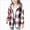 H15-Brick Red, variant on 8-9 Years Child Girl Fall Jacket Plaid Lined Flannel Shirts Button Hooded Shirt Kids Casual Holiday Jackets Light Green Hoodie