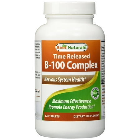 Best Naturals B-100 Complex 120 Tablets (Time