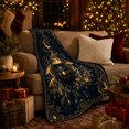 thumbnail image 3 of Mystic Cauldron Golden Moon Steam, Cozy Friendship Quote Scene, Warm Flannel Blanket for Living Room and Reading Nook, Art Lovers Friendship Gift, Artistic Home Decor, 3 of 9