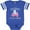 Football Blue and White, variant on Inktastic Daddy's Little Farmer- Pink Tractor and Flowers Boys or Girls Baby Bodysuit