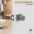 thumbnail image 2 of Mega Handles | Suana Privacy Door Knob | Satin Nickel, 2 of 4