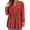 Red Plaid, variant on Ladies Plus Size 4X Sequin Tops Henley Blouses Long Sleeve Sparkly Tunic Red Dressy Blouses Pleated Babydoll Casual Shirts Fall Tunics 4XL 24W 26W
