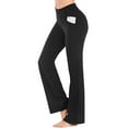 thumbnail image 3 of Pantalones de yoga casuales de cintura alta y pierna ancha para mujer, estilo europeo y americano, para primavera y verano, 3 of 6