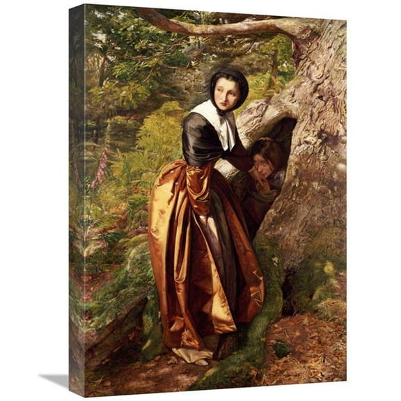 22 in. The Proscribed Royalist, 1651 Art Print - John Everett Millais
