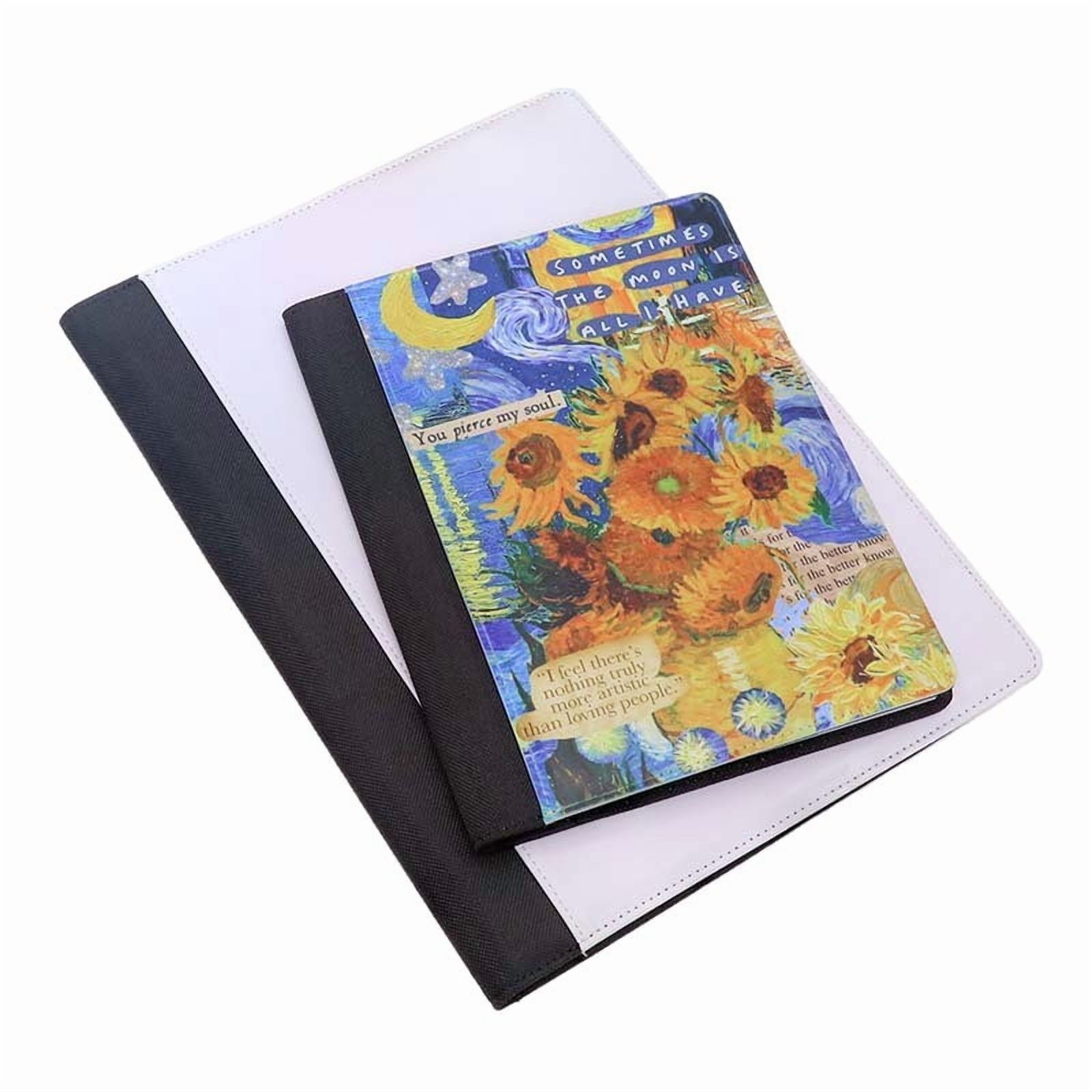 3 Pack Sublimation Blank A4 Canvans A4 Folder  Writing Pad Office Products DIY Printing Portable Medium-sized Notebook