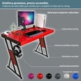 thumbnail image 4 of Escritorio Gamer Oficina Modelo Zb 100x50cm Alto Brillo Color Rojo, 4 of 4