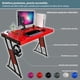 thumbnail image 4 of Escritorio Gamer Oficina Modelo Zb 100x50cm Alto Brillo Color Rojo, 4 of 4