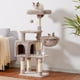 thumbnail image 3 of Árbol para Gatos Heybly Muchroom con Juguete para Gatos de Interior Beige, 3 of 9