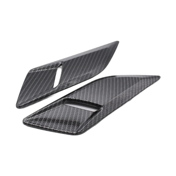 Dickly 2 Pieces Car Hood Vent Trim Replacement Repair Part Auto Engine Vent Hood Bonnet