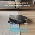 thumbnail image 3 of GOOVI Robot Vacuum Cleaner and Mop Combo with App WiFi and Remote Control Robotic Vacuums, Black, 3 of 9
