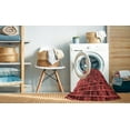 thumbnail image 2 of Ahgly Company Machine Washable Indoor Rectangle Transitional Red Area Rugs, 3' x 5', 2 of 7