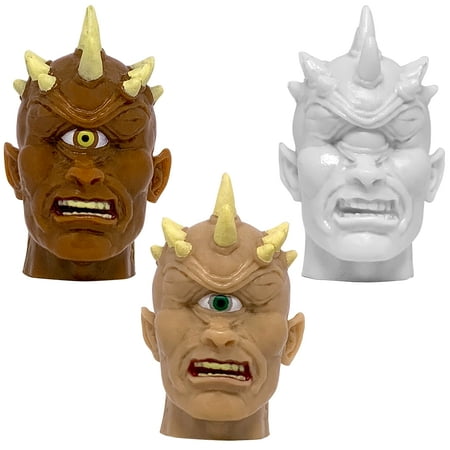 Figures Toy Company Set of 3 Cyclops Heads for 8 Inch Type S Retro Action Figures
