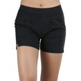 thumbnail image 4 of ToBeInStyle Women's Cotton-Blend Stretch Shorts, 4 of 4