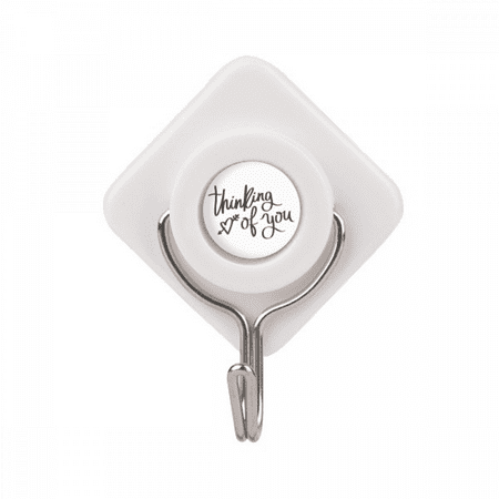 

Thinking of You Quote Art Deco Fashion Adhesive Wall Hooks Hanging Self Sticky