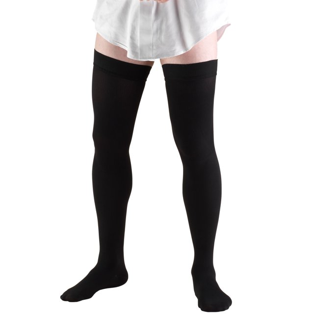 Calcetines de compresión Truform 1945 para hombre 20-30 mmHg negros