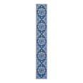 thumbnail image 4 of Unique Loom Renaissance Collection Area Rug - Roma (2' x 13' 1" Runner Navy Blue/Aqua), 4 of 7
