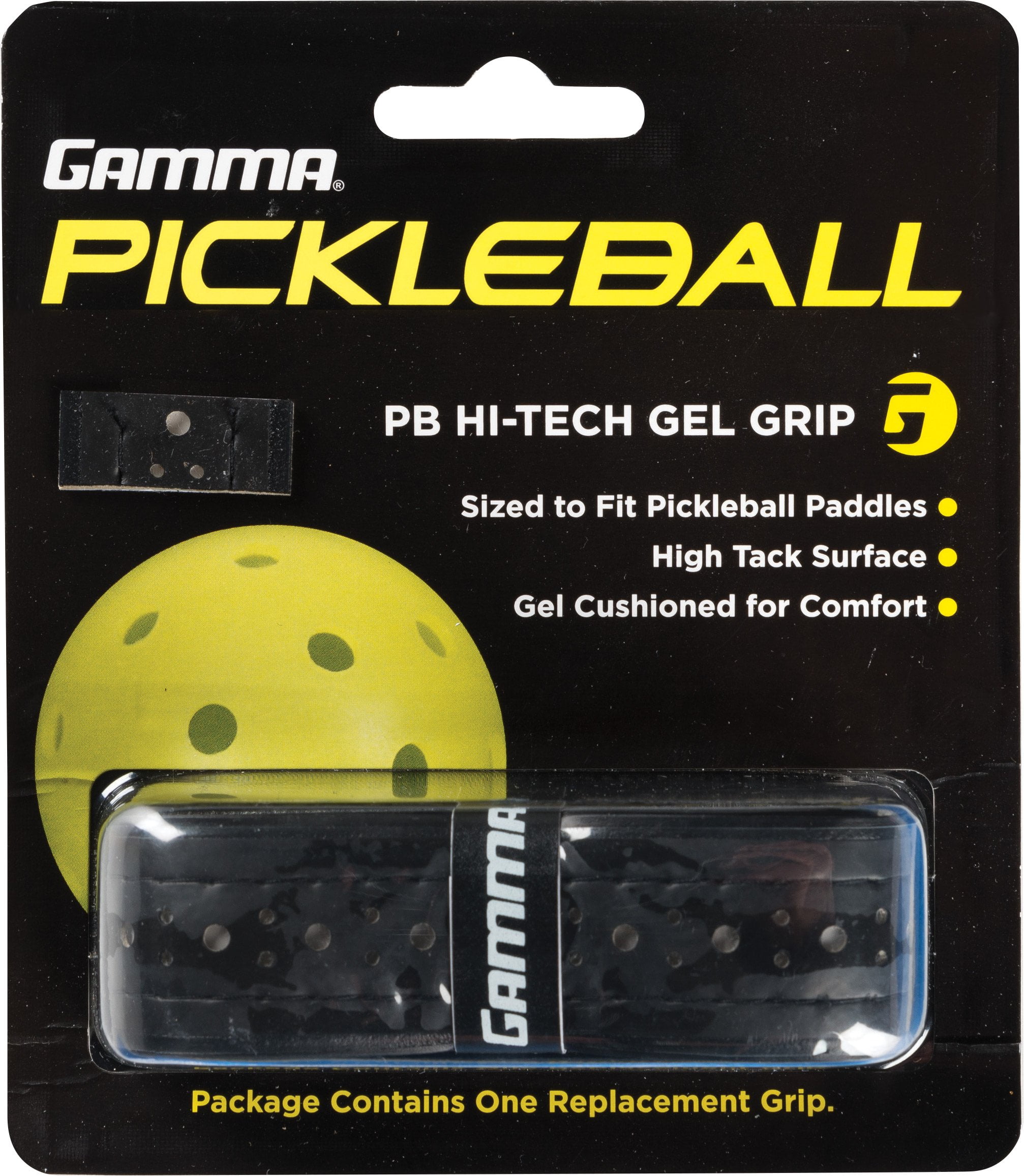 GAMMA Hi-tech GEL Replacement Grip Black for sale online 