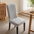 thumbnail image 5 of Thick Quilted Dining Chair Slipcovers with Padded Seat and Back, Non-Slip Full Wrap Chair Covers for Dining Room Kitchen Chairs, 5 of 7