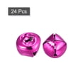 thumbnail image 3 of 13mm Jingle Bells Craft Bells Carbon Steel Electroplating Rose Red 24 Pack, 3 of 5
