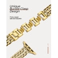 thumbnail image 4 of Pulseras JR.DM Gold para mujer Apple Watch de 42 mm a 49 mm, 4 of 8