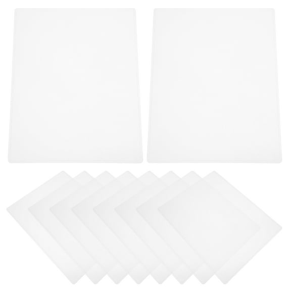 Hemoton  30 Pcs Birth Certificate Protector Clear Plastic Sleeves Transparent