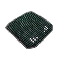 thumbnail image 3 of Cojín de asiento transpirable con cuentas de madera, funda de asiento universal con almohadilla de enfriamiento para coche. Verde, 3 of 8