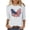 AA-White, variant on lcziwo 3/4 Sleeve Tops for Women Cotton Patriotic Basic Tee Top Plus Size 250th Stars Stripes Summer Lightweight Tshirt Navy M