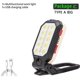thumbnail image 1 of ZHIYU-luz LED COB de trabajo, linterna portátil recargable, magnética, impermeable, diseño magnético para acampar, con pantalla de potencia, 1 of 4