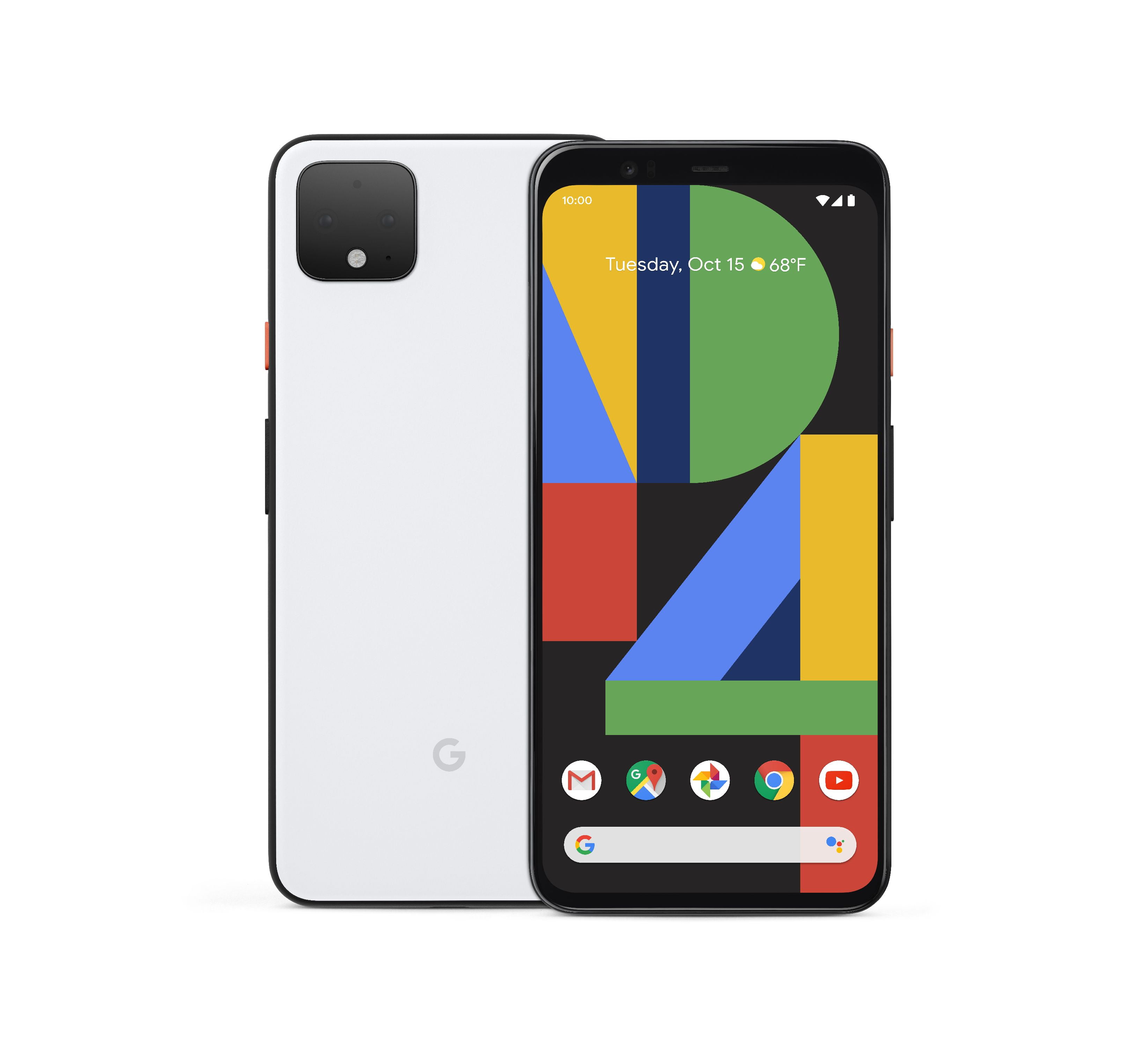 Clearly White Google Pixel 4 G020I Single SIM 64GB for sale online Unlocked 