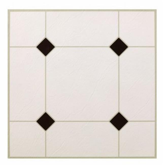White L Stick Vinyl Floor Tile, Black And White Adhesive Vinyl Floor Tiles